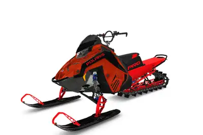 PAYMENTS LOW AS $150 BIWKLY! 2025 POLARIS BOOST PRO RMK SLASH 165 2.75. ORANGE-RED, VELOCITY SHOCKS,...