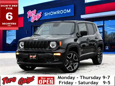 2021 Jeep Renegade Sport Black Clearcoat *PREVIOUS DAILY RENTAL*. I4 4WD 9-Speed Automatic Two Locat...