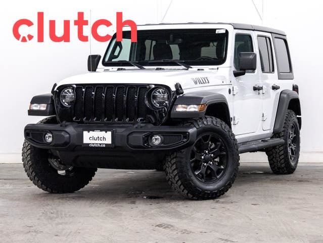 2021 Jeep Wrangler Unlimited Willy's Ed 4x4 w/ Apple CarPlay & A in Cars & Trucks in Ottawa