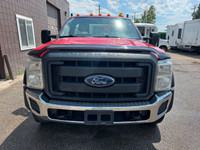 2013 Ford F-550 XL Flat Deck Reg Cab 6.8L V10 Gas 4X4 DRW ONLY 79,483 KM ! Engine Hours: 6,318 11 FT... (image 6)