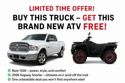 Looking for a rugged yet refined pickup that's ready to tackle any adventure? Feast your eyes on thi...