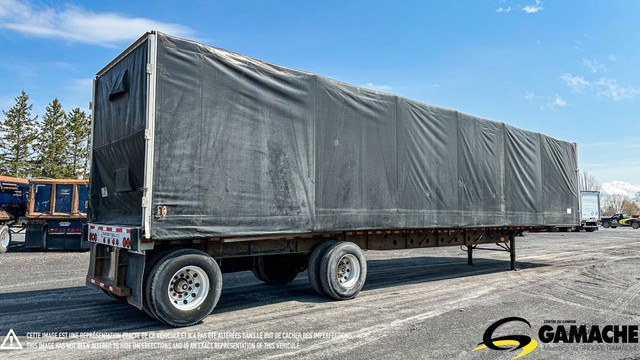 2005 TRANSCRAFT 48' ROLLING TARP CURTAIN SIDE TRAILER in Heavy Equipment in Chilliwack - Image 4