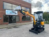 All New Excavator 2T Hydraulic Thumb-Kubota Engine & Swing boom