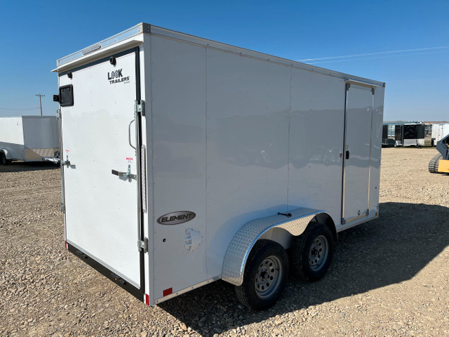 New 14ft Cargo Trailer, Ramp, 7000# GVWR, 6.5ft Interior Height  in Cargo & Utility Trailers in Calgary - Image 2