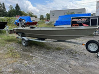 2009 Crestliner CR1648T John Boat Go-devil 23 hp