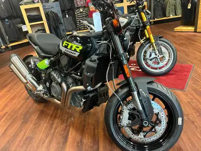 2023 Indian Motorcycle® FTR Black Metallic Features may include: AN AMERICAN ORIGINAL Chiseled and m...