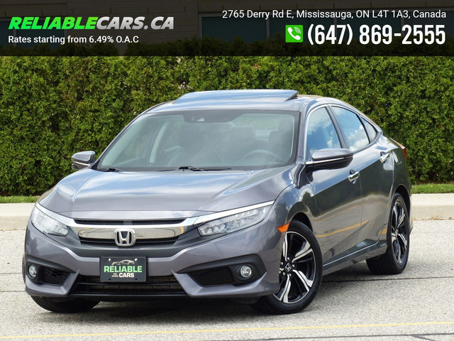 2016 Honda Civic TOURING | Certified | Leather | Navi in Cars & Trucks in Mississauga / Peel Region
