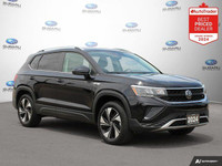 Recent Arrival! New Price! Deep Black Pearl 2024 Volkswagen Taos Comfortline AWD 7-Speed Automatic 1... (image 6)