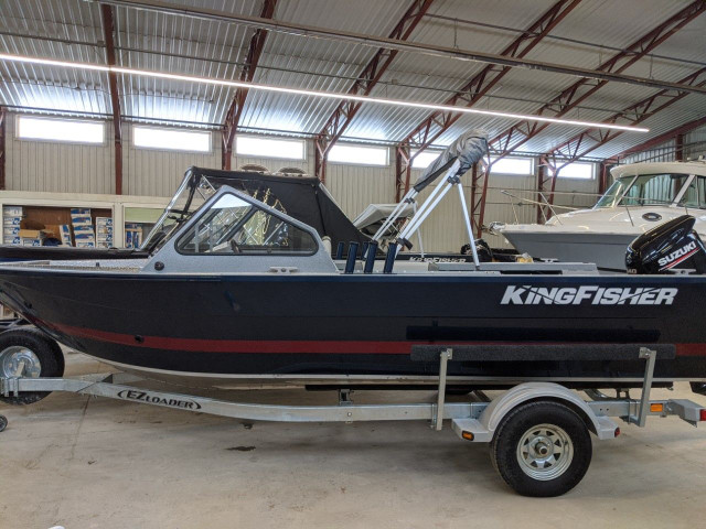 2024 Kingfisher Boats Falcon 2025 Twilight Blue Yamaha F150 in Powerboats & Motorboats in Barrie - Image 2