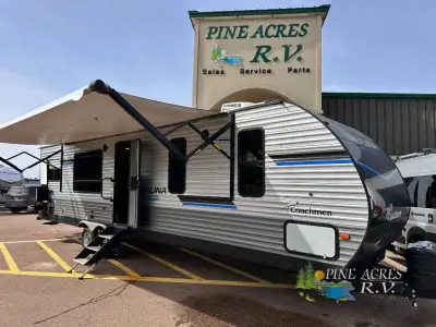 Coachmen Catalina Legacy Edition travel trailer 303RKDS highlights: Dual Recliner Lounges Fireplace...