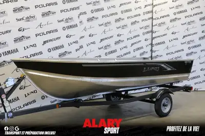 Cette CHALOUPE LUND SSV-14 2023 est disponible DÈS MAINTENANT! Contactez-nous au 450-420-2707. PRIX...