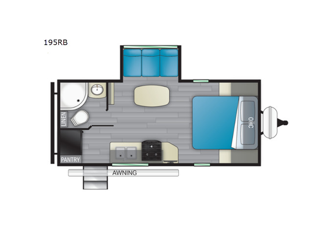 2022 Heartland Prowler 195RB in Travel Trailers & Campers in Ottawa - Image 2
