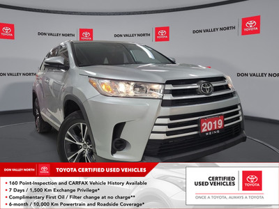 2019 Toyota Highlander LE BASE GRADE | ACCIDENT FREE | LOW TI...