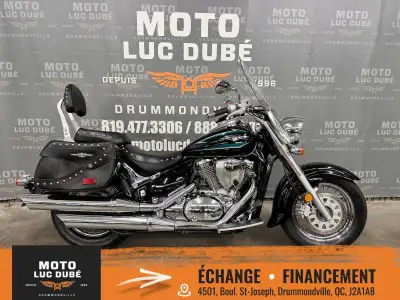 Suzuki Boulevard C50T 2016 33 005 KM PARE-BRISE DOSSIER SACOCHES NOUS OFFRONS UNE GARANTIE DE 30 JOU...
