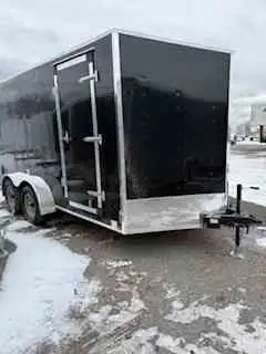 FOREST RIVER ULAFT 7X14 TANDEM AXLE BARN DOOR-ECON in Cargo & Utility Trailers in Peterborough - Image 7