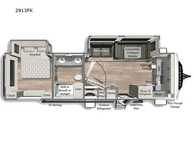 2025 Dutchmen RV Astoria 2913FK in Travel Trailers & Campers in Truro - Image 61