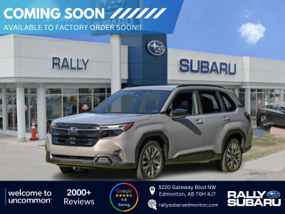 2025 Subaru Forester Sport AVAILABLE TO FACTORY ORDER SOON!!