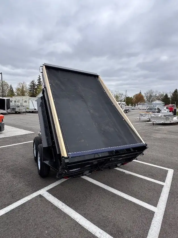 6x10 5TON Dump Trailer With Ramps in Cargo & Utility Trailers in Brantford - Image 7