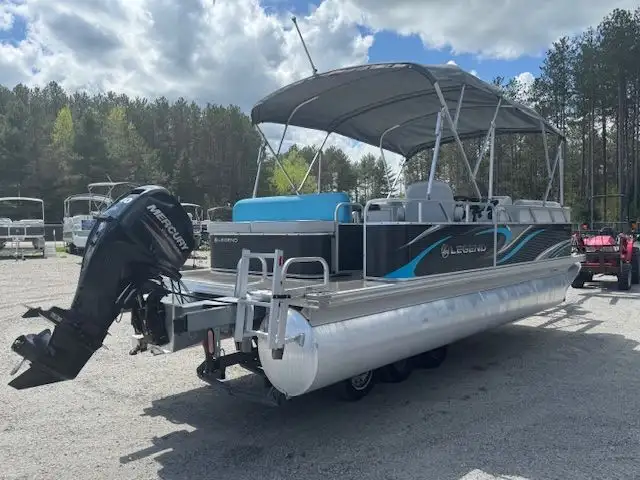 2018 21' LEGEND SPLASH COTTAGE PONTOON 40HP HIGH TORQUE 4-STROKE in Powerboats & Motorboats in Peterborough - Image 6