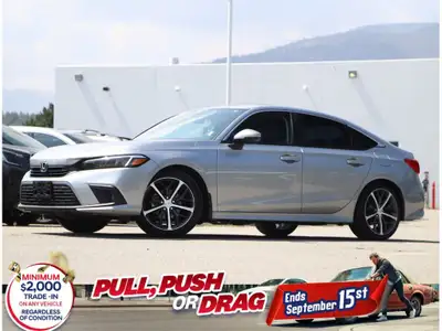 2022 HONDA CIVIC TOURING - ONE OWNER - BC VEHICLE - NAVIGATION - BACKUP CAMERA - HEATED FRONT SEATS...