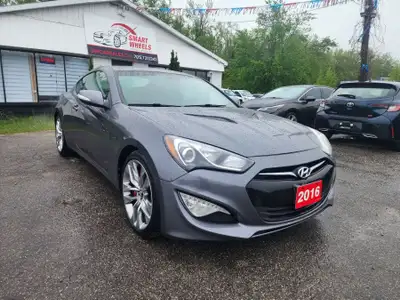 One Owner 2016 HYUNDAI GENESIS COUPE GT featuring: Back up Camera, Navigation, Cruise Control, Hand...