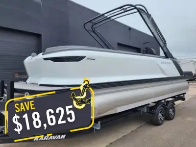 2024 Manitou 22 Cruise Bench Max Deck Base 150HP w/Trailer 54 North Powersports EXCLUSIVE 2024 BLOWO...