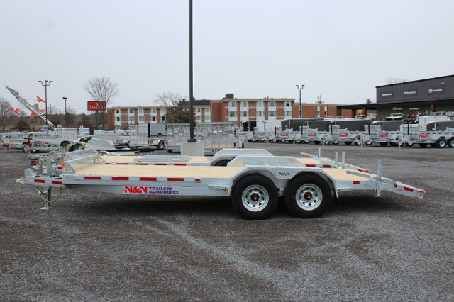 2024 N & N ICHHD20G14K 20' Flat Deck Trailer in Cargo & Utility Trailers in Trenton - Image 2
