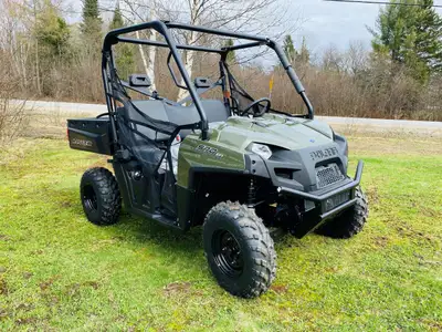The Polaris Ranger 570 Full Size is a utility task vehicle (UTV) known for its balance of work capab...