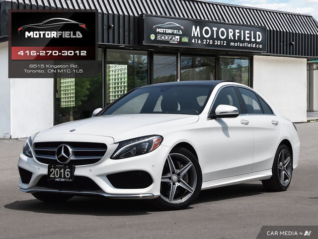 2016 Mercedes-Benz C-Class C 300 4MATIC *Accident Free, Red Leat in Cars & Trucks in City of Toronto