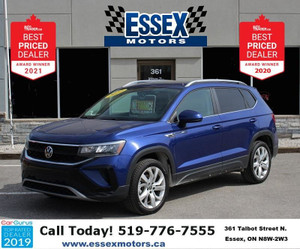 2022 Volkswagen Taos Comfortline*Heated Seats*MoonRoof*CarPlay*Rear Cam
