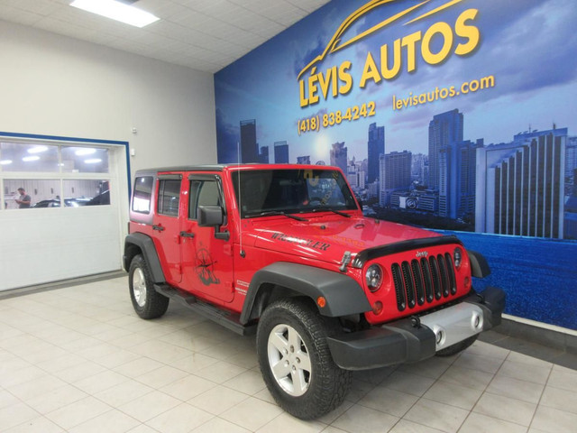 JEEP WRANGLER 2012 UNLIMITED SPORT AUTOMATIQUE SEULEMENT 136000  in Cars & Trucks in Lévis - Image 3