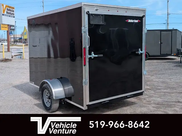 2025 WEBERLANE 6X10 ESTATE SERIES 6" EX HEIGHT RAMP DOOR BLACK in Cargo & Utility Trailers in Oakville / Halton Region - Image 3