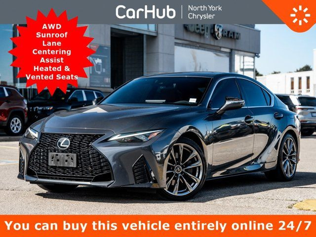 2021 Lexus IS IS 300 AWD Sunroof Lane Centering Assist in Cars & Trucks in City of Toronto