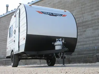 Listed here is a brand “NEW” 2024 Trail Boss 160FK RV. Want to buy an RV to travel and camp with but...