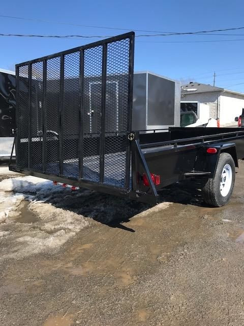 2024 Landscaper Utility - 6' x 12' -Black in Cargo & Utility Trailers in Sudbury - Image 4