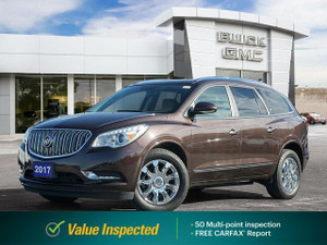 2017 Buick Enclave Leather | One Owner | Park Assist | Heated Steering Wheel | Heated Seats