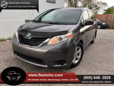 2012 TOYOTA SIENNA LE ACCIDENT FREE! 8 PASSENGER, POWER WINDOW , POWER LOCK, POWER SLIDING DOORS, 2...