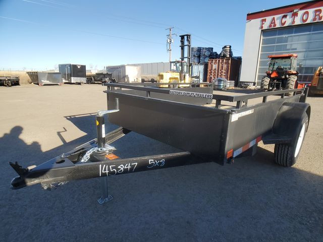 2024 Canada Trailers 5x8ft Steel Side Utility in Cargo & Utility Trailers in Edmonton - Image 3