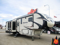 This 3 Slide Fifth Wheel Sleeps 4, just $129 wk