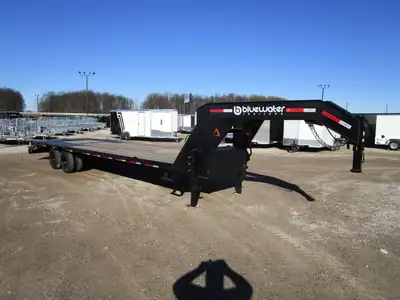 SALE!! REGULAR PRICE $24,953 NOW ONLY $22,945!! RawMaxx FDX Tandem Axle Steel Gooseneck Trailer 20,0...