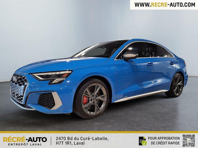 2022 Audi S3 Sedan KOMFORT 2.0 TFSI QUATTRO NAV CUIR TOIT in Cars & Trucks in Laval / North Shore