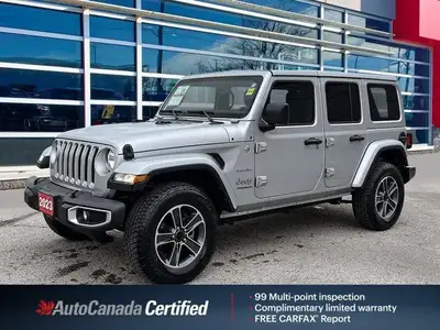 Recent Arrival! Looking for a Jeep? We have tons, including this 2023 Wrangler 4-Door Sahara! This W...