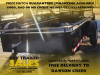 2022 CANADA TRAILERS 48 X 8' Single axle utility trailer (GVW 2,