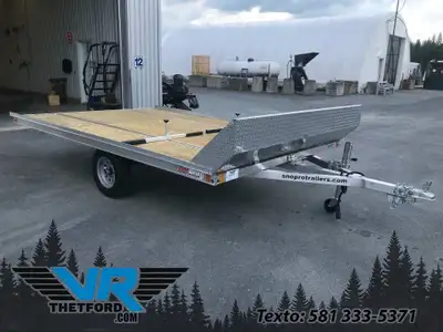 VR Thetford Paiement à partir de 0$/sem. + TX. 2024 Alcom Snopro 12' Xtreme motoneige - Remorque en...