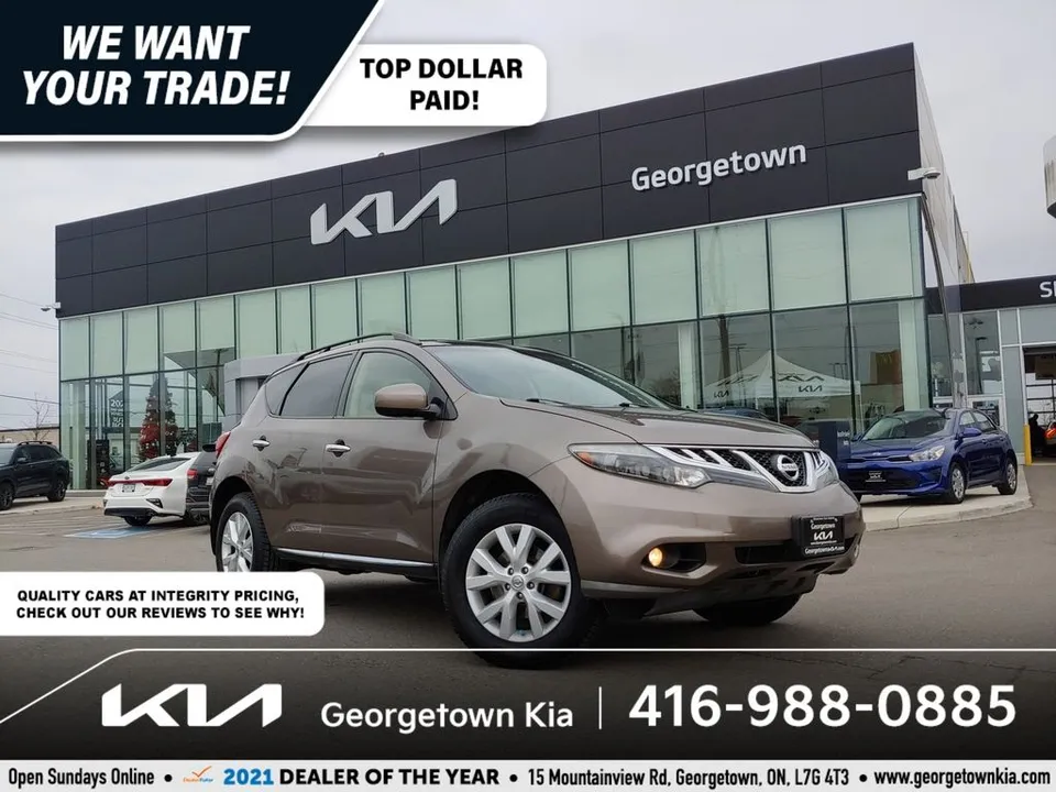 2014 Nissan Murano SL 3.5L AWD | SUNROOF | HTD SEATS | BU CAM |