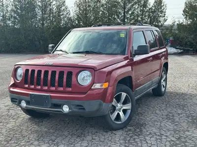 2016 JEEP PATRIOT WITH ONE OWNER CLEAN CARFAX. Equipped with keyless entry, leather seats, heated se...