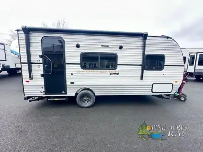 KZ Sportsmen Classic travel trailer 160QB highlights: 12' Power Awning Two Burner Cooktop Two Nights...