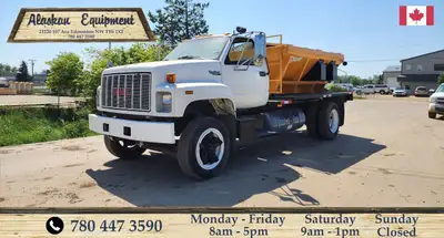6L V8 On propane, 5 Speed manual Transmission, 9R22.5 Tires, spring suspension, 11 Sanding box Power...