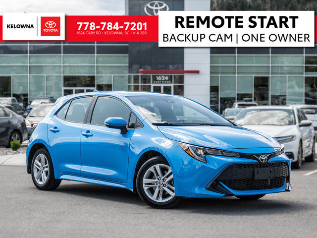 2020 Toyota Corolla Hatchback SE | ONE OWNER | BACKUP CAMERA in Cars & Trucks in Kelowna