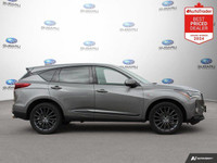 New Price! Odometer is 21674 kilometers below market average! Gray 2024 Acura RDX Platinum Elite SH-... (image 5)